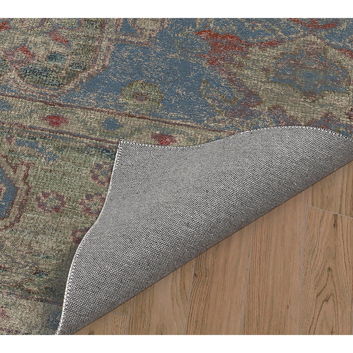 PESHAWAR LIGHT BLUE Kitchen Runner By Kavka Designs