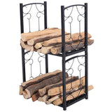 PHI VILLA 19" Firewood Log Rack Wood Storage Holder