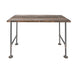 PIPE DECOR Solid Reclaimed Wood Desk with Authentic Industrial Pipe Legs
