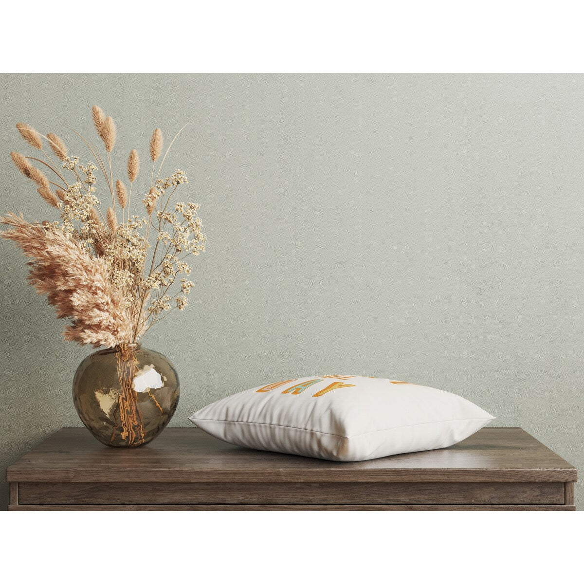 PLAY ALL DAY TAN Accent Pillow by Kavka Designs