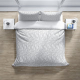 PLUMERIA GREY Pillow Case By Kavka Designs
