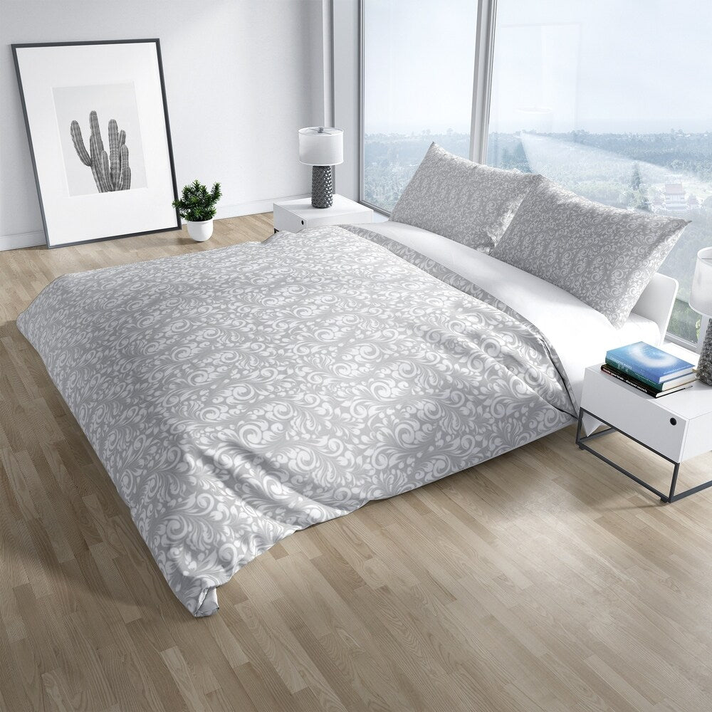 PLUMERIA GREY Pillow Case By Kavka Designs