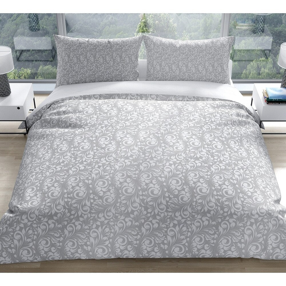 PLUMERIA GREY Pillow Case By Kavka Designs