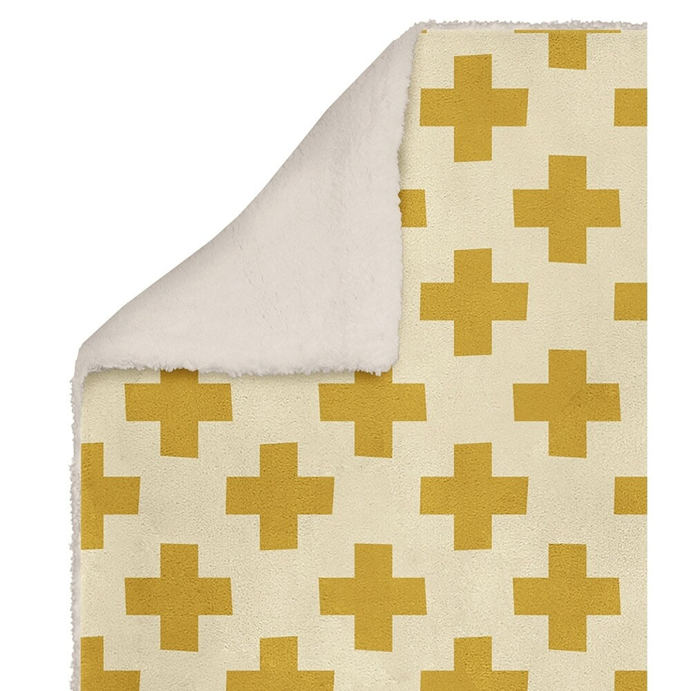 PLUS GOLD Sherpa Comforter