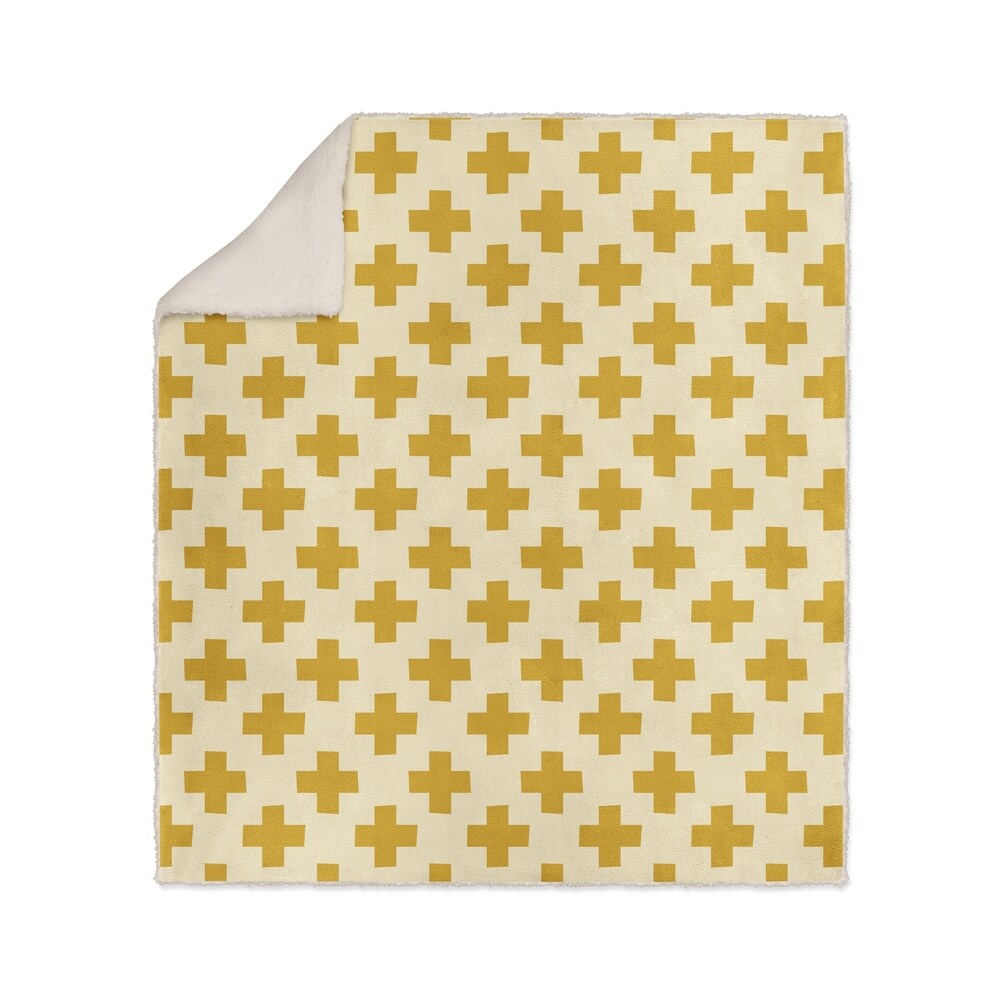 PLUS GOLD Sherpa Comforter