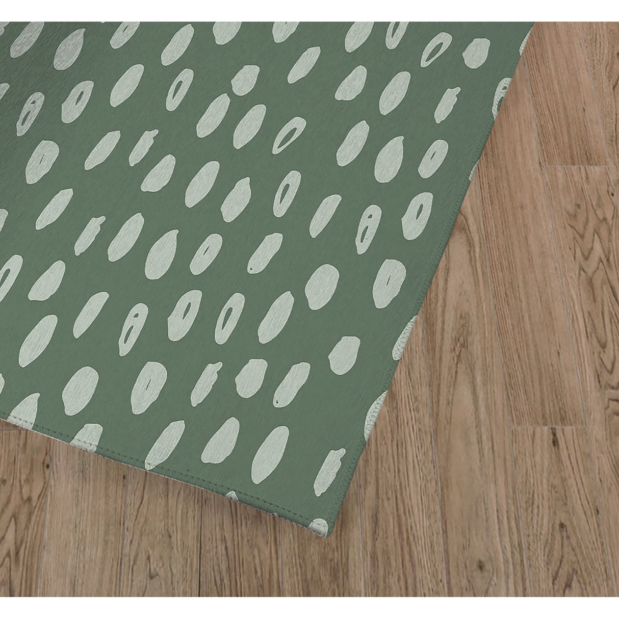 POLKA DOT ABSTRACT SAGE Area Rug By Kavka Designs