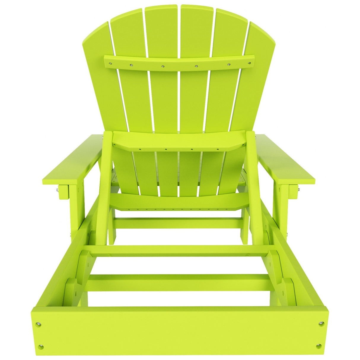 Polytrends Altura Poly Eco-Friendly All Weather Reclining Chaise Lounge with Arms (Set of 2)