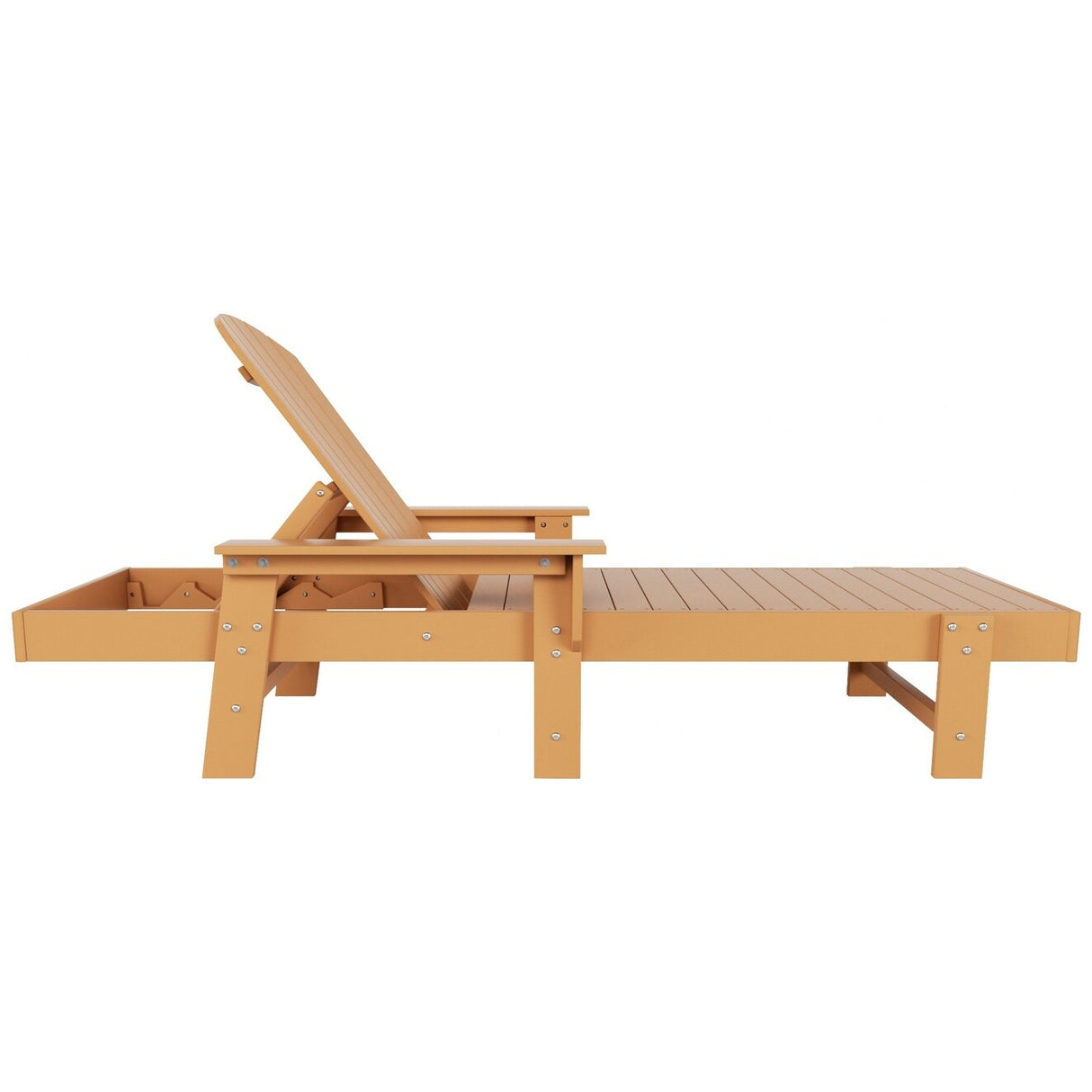 Polytrends Altura Poly Eco-Friendly All Weather Reclining Chaise Lounge with Arms (Set of 2)
