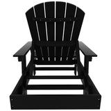 Polytrends Altura Poly Eco-Friendly All Weather Reclining Chaise Lounge with Arms (Set of 2)