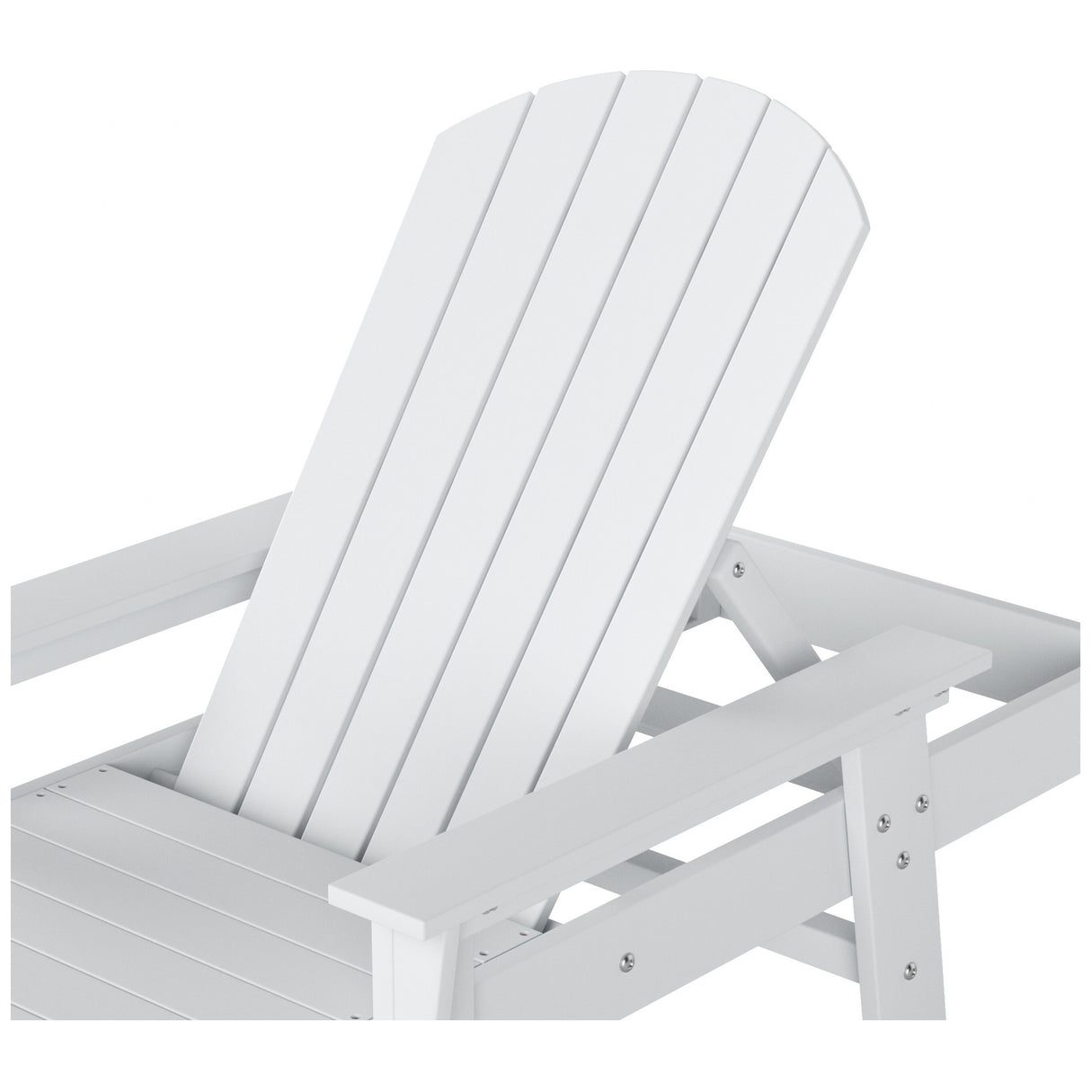 Polytrends Altura Poly Eco-Friendly All Weather Reclining Chaise Lounge with Arms (Set of 2)