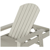 Polytrends Altura Poly Eco-Friendly All Weather Reclining Chaise Lounge with Arms (Set of 2)