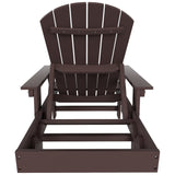 Polytrends Altura Poly Eco-Friendly All Weather Reclining Chaise Lounge with Arms (Set of 2)