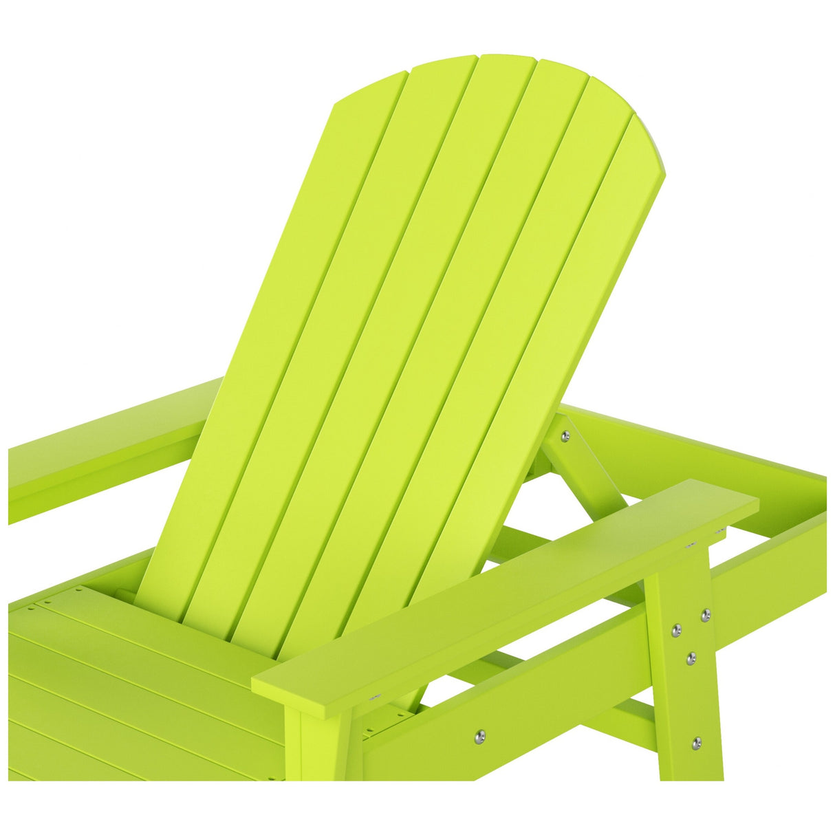 Polytrends Altura Poly Eco-Friendly All Weather Reclining Chaise Lounge with Arms (Set of 2)