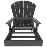 Polytrends Altura Poly Eco-Friendly All Weather Reclining Chaise Lounge with Arms (Set of 2)