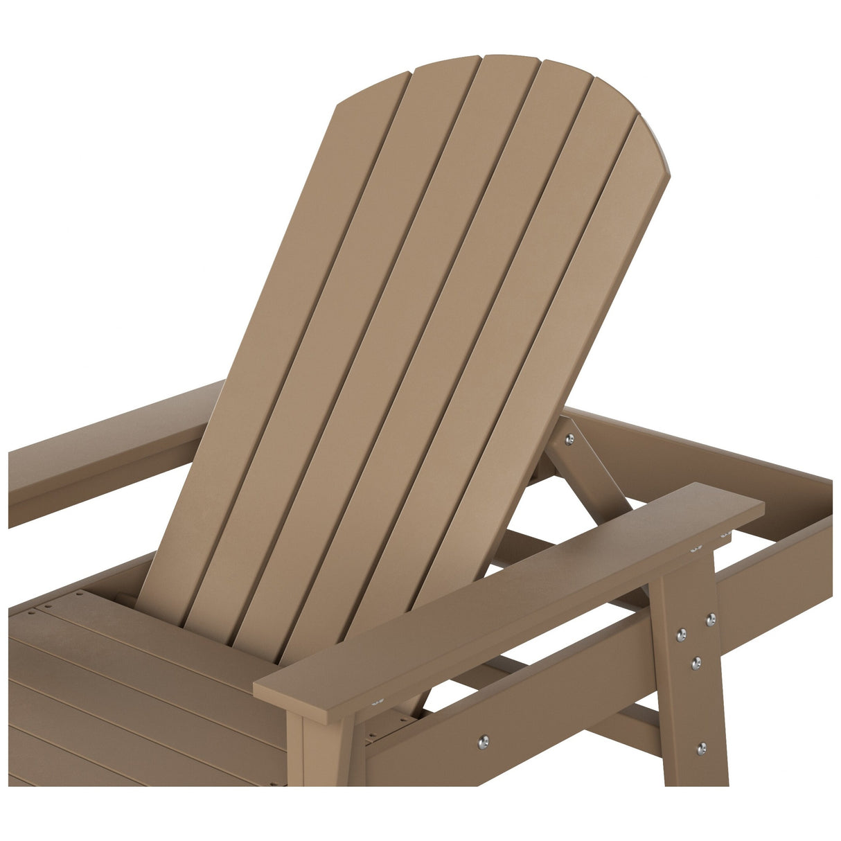 Polytrends Altura Poly Eco-Friendly All Weather Reclining Chaise Lounge with Arms (Set of 2)