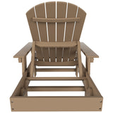 Polytrends Altura Poly Eco-Friendly All Weather Reclining Chaise Lounge with Arms (Set of 2)