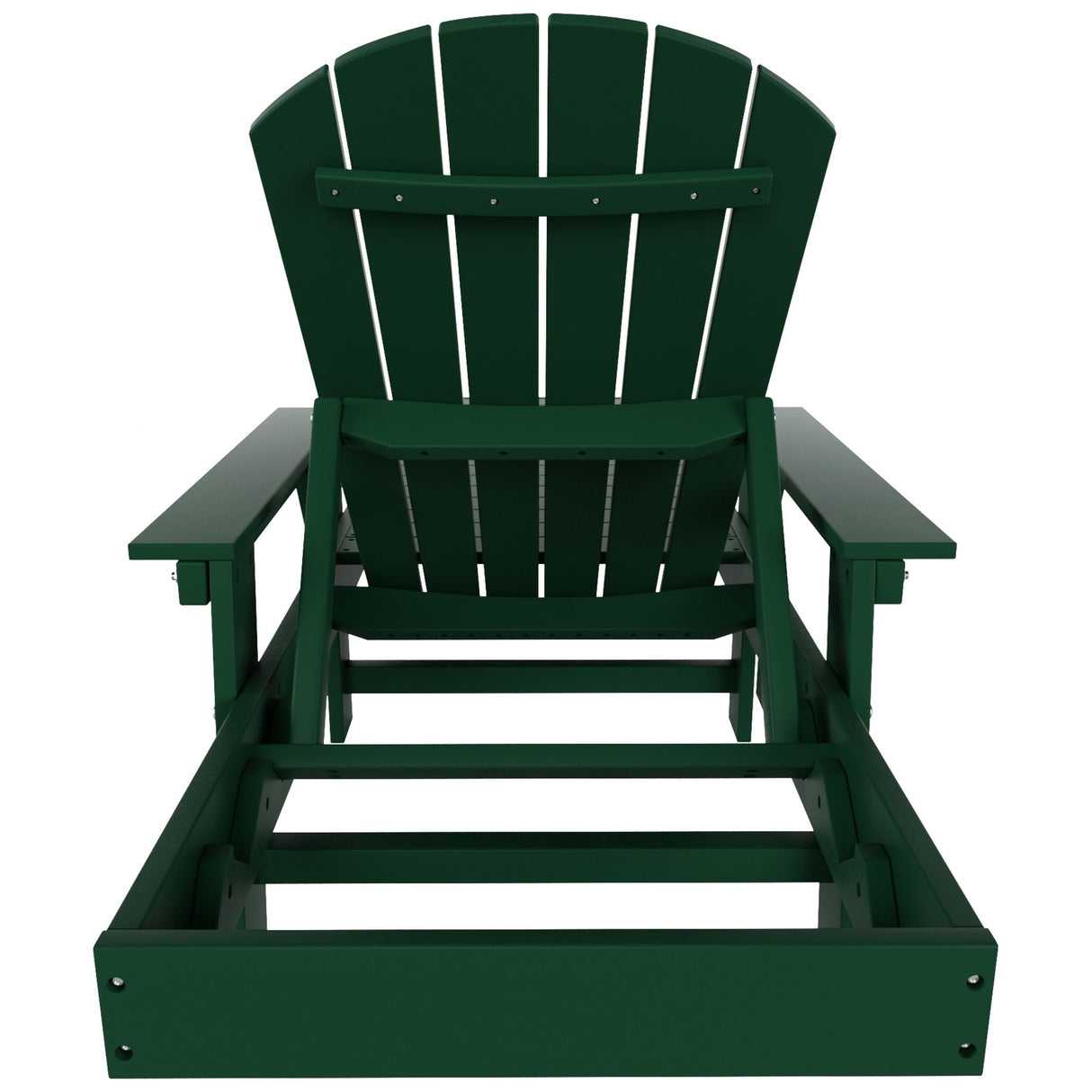 Polytrends Altura Poly Eco-Friendly All Weather Reclining Chaise Lounge with Arms (Set of 2)