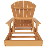 Polytrends Altura Poly Eco-Friendly All Weather Reclining Chaise Lounge with Arms (Set of 2)