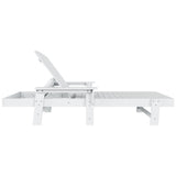 Polytrends Altura Poly Eco-Friendly All Weather Reclining Chaise Lounge with Arms (Set of 2)