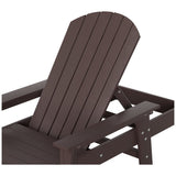 Polytrends Altura Poly Eco-Friendly All Weather Reclining Chaise Lounge with Arms (Set of 2)