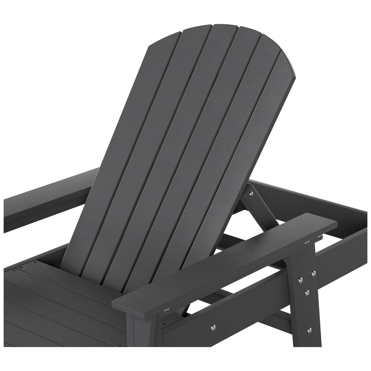 Polytrends Altura Poly Eco-Friendly All Weather Reclining Chaise Lounge with Arms (Set of 2)