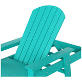 Polytrends Altura Poly Eco-Friendly All Weather Reclining Chaise Lounge with Arms (Set of 2)