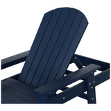 Polytrends Altura Poly Eco-Friendly All Weather Reclining Chaise Lounge with Arms (Set of 2)
