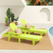 Polytrends Altura Poly Eco-Friendly All Weather Reclining Chaise Lounge with Arms (Set of 2)