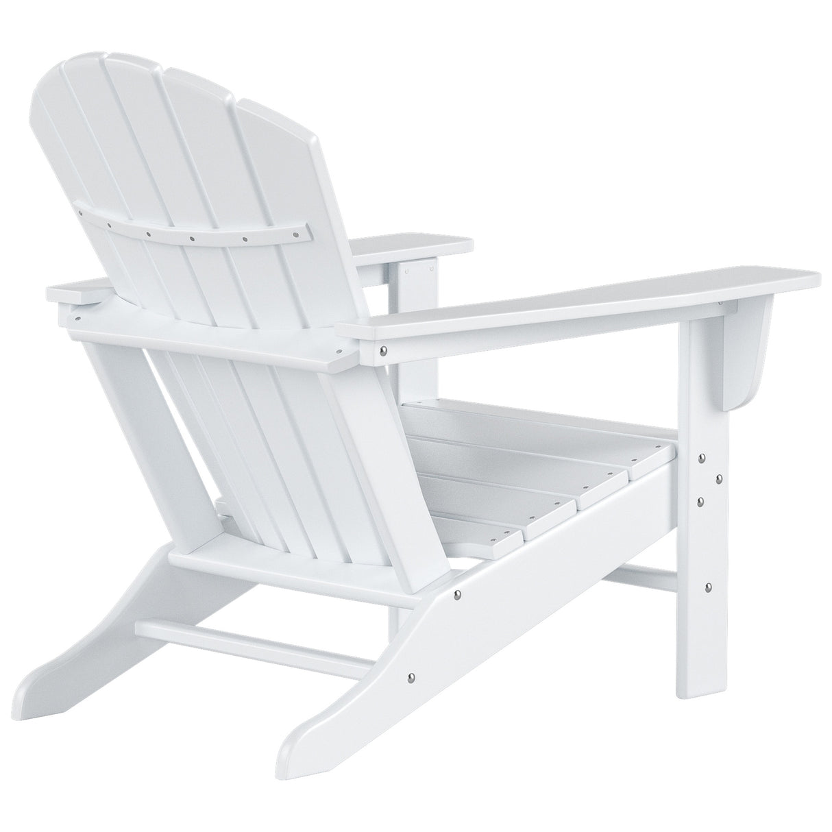 Polytrends Altura Outdoor Eco-Friendly All Weather Adirondack Chair with Side Table (2-Piece Set)