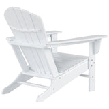 Polytrends Altura Outdoor Eco-Friendly All Weather Adirondack Chair with Side Table (2-Piece Set)