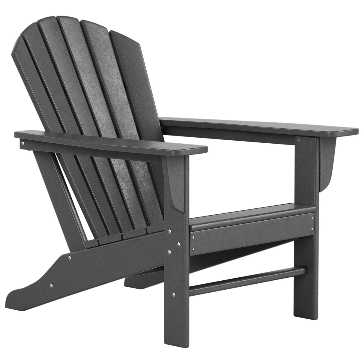 Polytrends Altura Outdoor Eco-Friendly All Weather Adirondack Chair with Side Table (2-Piece Set)