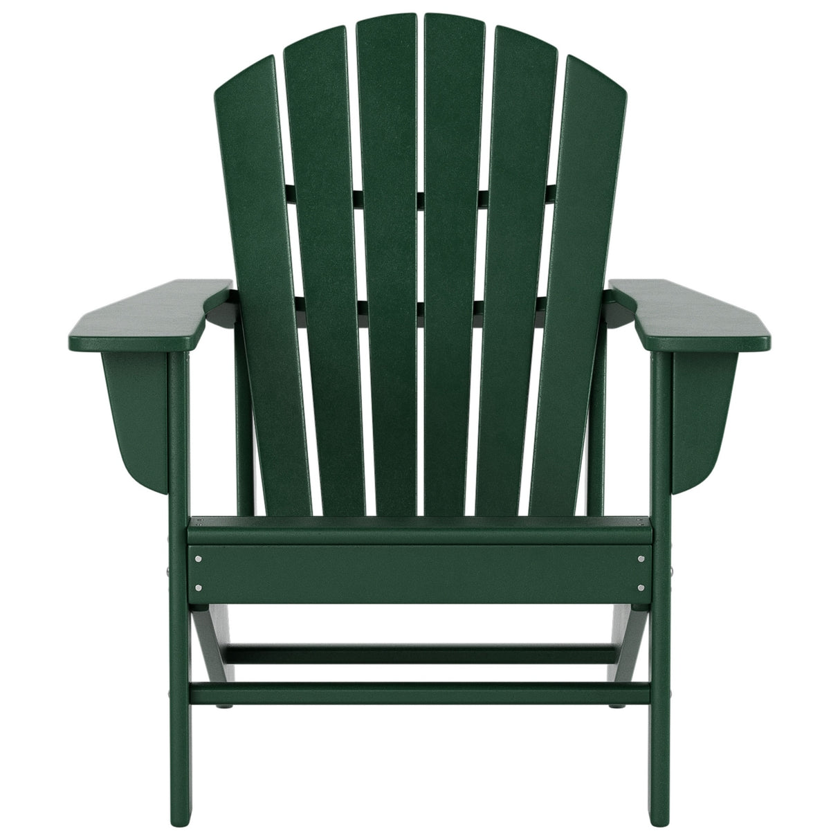 Polytrends Altura Outdoor Eco-Friendly All Weather Adirondack Chair with Side Table (2-Piece Set)