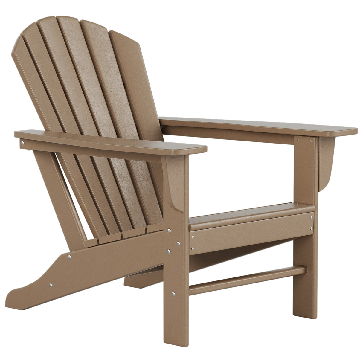 Polytrends Altura Outdoor Eco-Friendly All Weather Adirondack Chair with Side Table (2-Piece Set)