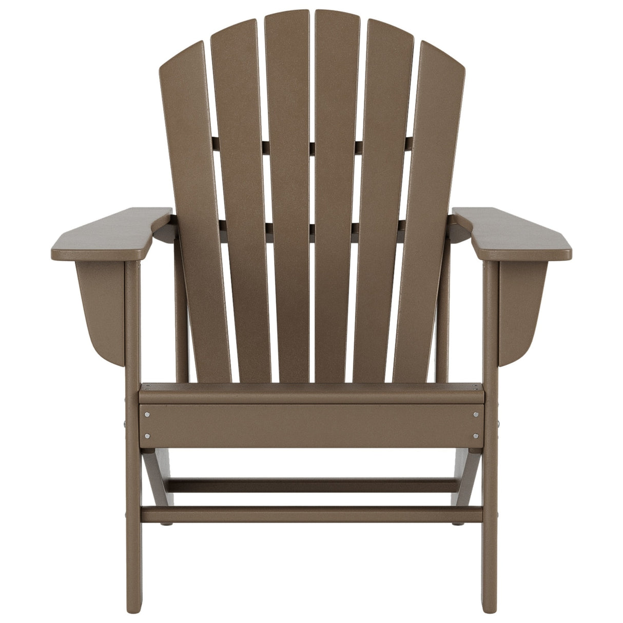 Polytrends Altura Outdoor Eco-Friendly All Weather Adirondack Chair with Side Table (2-Piece Set)