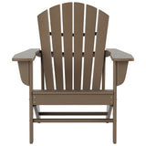 Polytrends Altura Outdoor Eco-Friendly All Weather Adirondack Chair with Side Table (2-Piece Set)