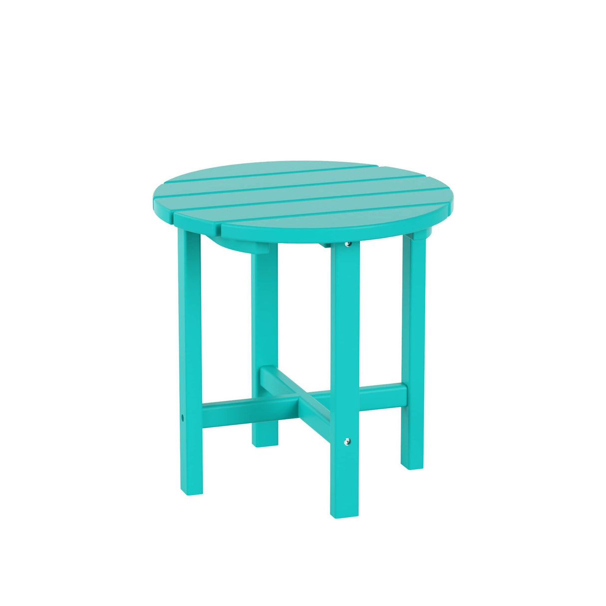 Polytrends Altura Outdoor Eco-Friendly All Weather Adirondack Chair with Side Table (2-Piece Set)
