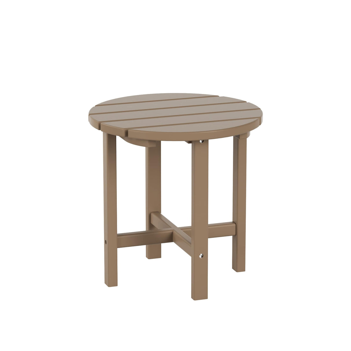 Polytrends Altura Outdoor Eco-Friendly All Weather Adirondack Chair with Side Table (2-Piece Set)