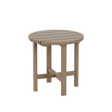 Polytrends Altura Outdoor Eco-Friendly All Weather Adirondack Chair with Side Table (2-Piece Set)