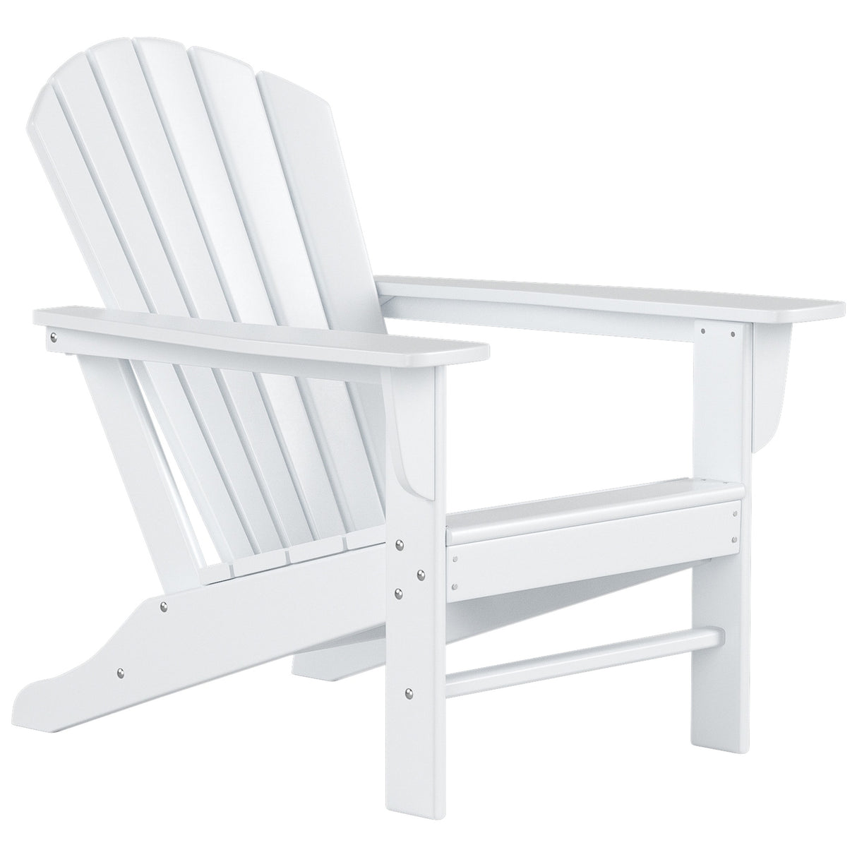 Polytrends Altura Outdoor Eco-Friendly All Weather Adirondack Chair with Side Table (2-Piece Set)