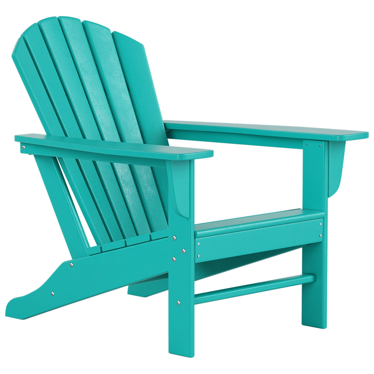 Polytrends Altura Outdoor Eco-Friendly All Weather Adirondack Chair with Side Table (2-Piece Set)