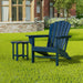 Polytrends Altura Outdoor Eco-Friendly All Weather Adirondack Chair with Side Table (2-Piece Set)