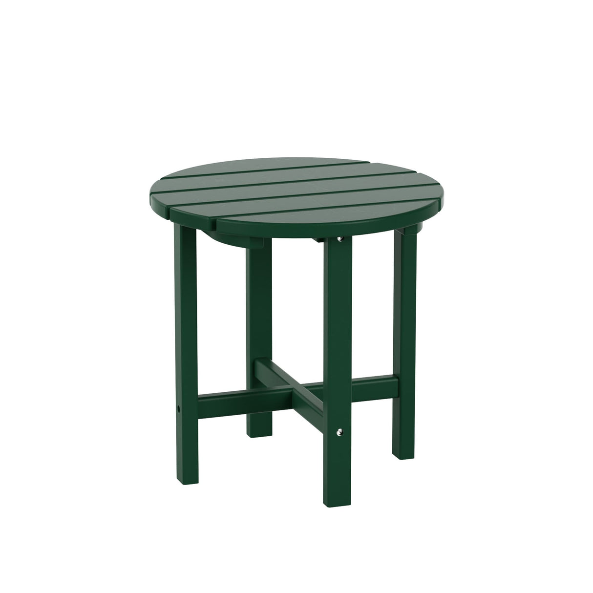 Polytrends Altura Outdoor Eco-Friendly All Weather Adirondack Chair with Side Table (2-Piece Set)