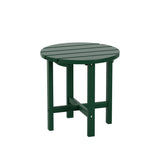 Polytrends Altura Outdoor Eco-Friendly All Weather Adirondack Chair with Side Table (2-Piece Set)