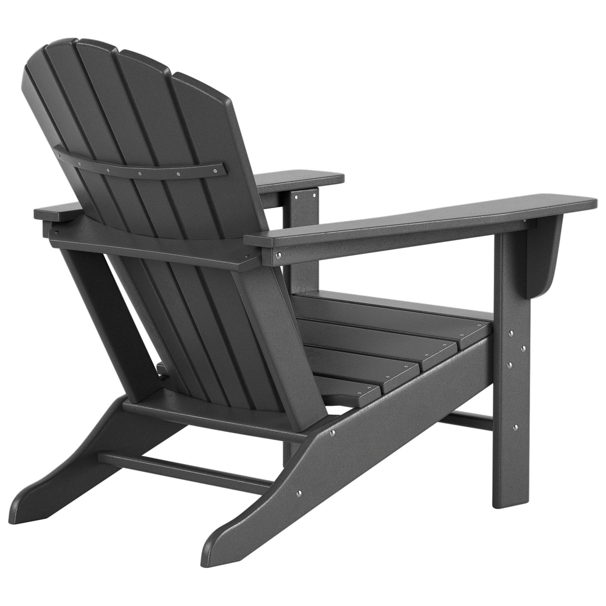 Polytrends Altura Outdoor Eco-Friendly All Weather Adirondack Chair with Side Table (2-Piece Set)