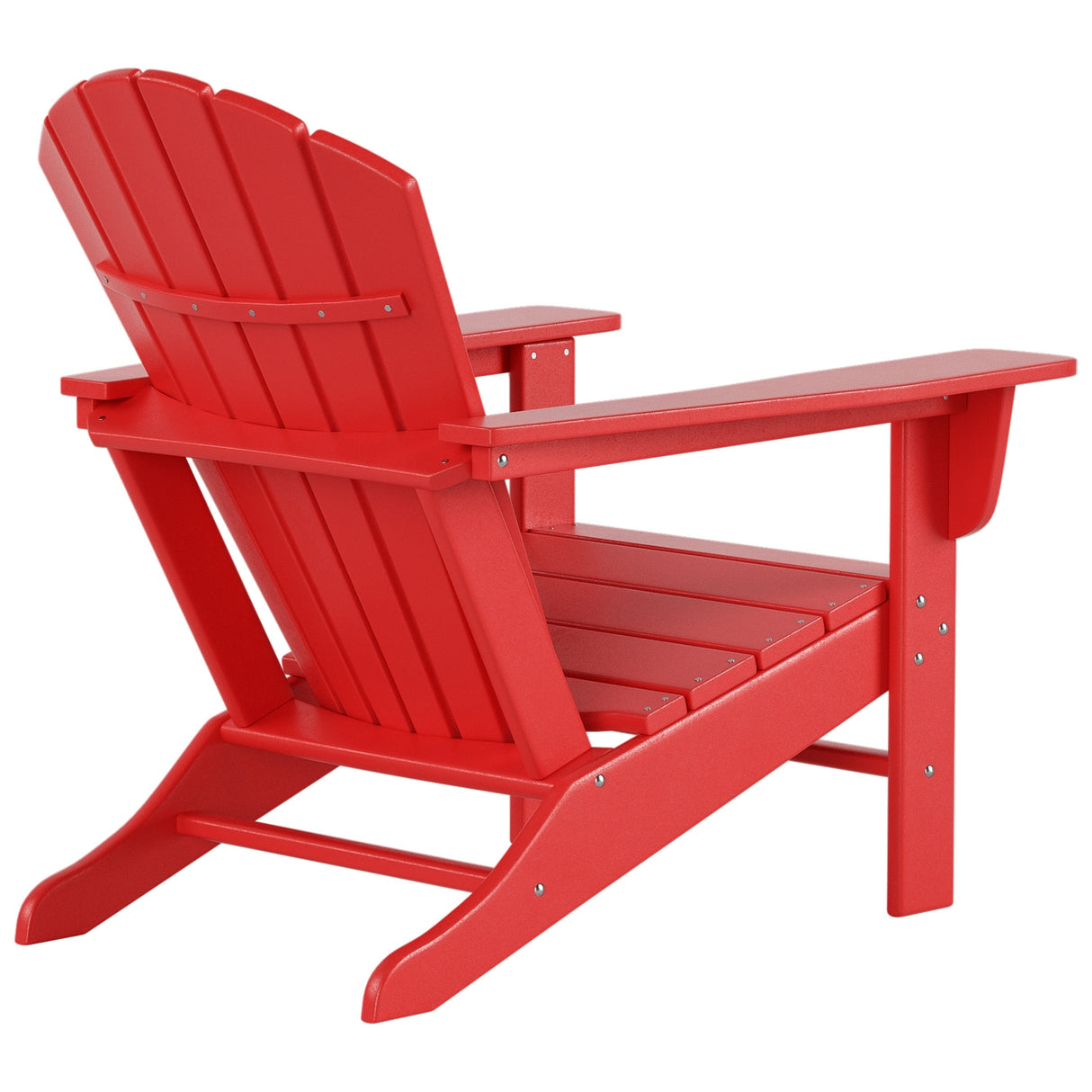 Polytrends Altura Outdoor Eco-Friendly All Weather Adirondack Chair with Side Table (2-Piece Set)