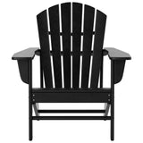 Polytrends Altura Outdoor Eco-Friendly All Weather Adirondack Chair with Side Table (2-Piece Set)