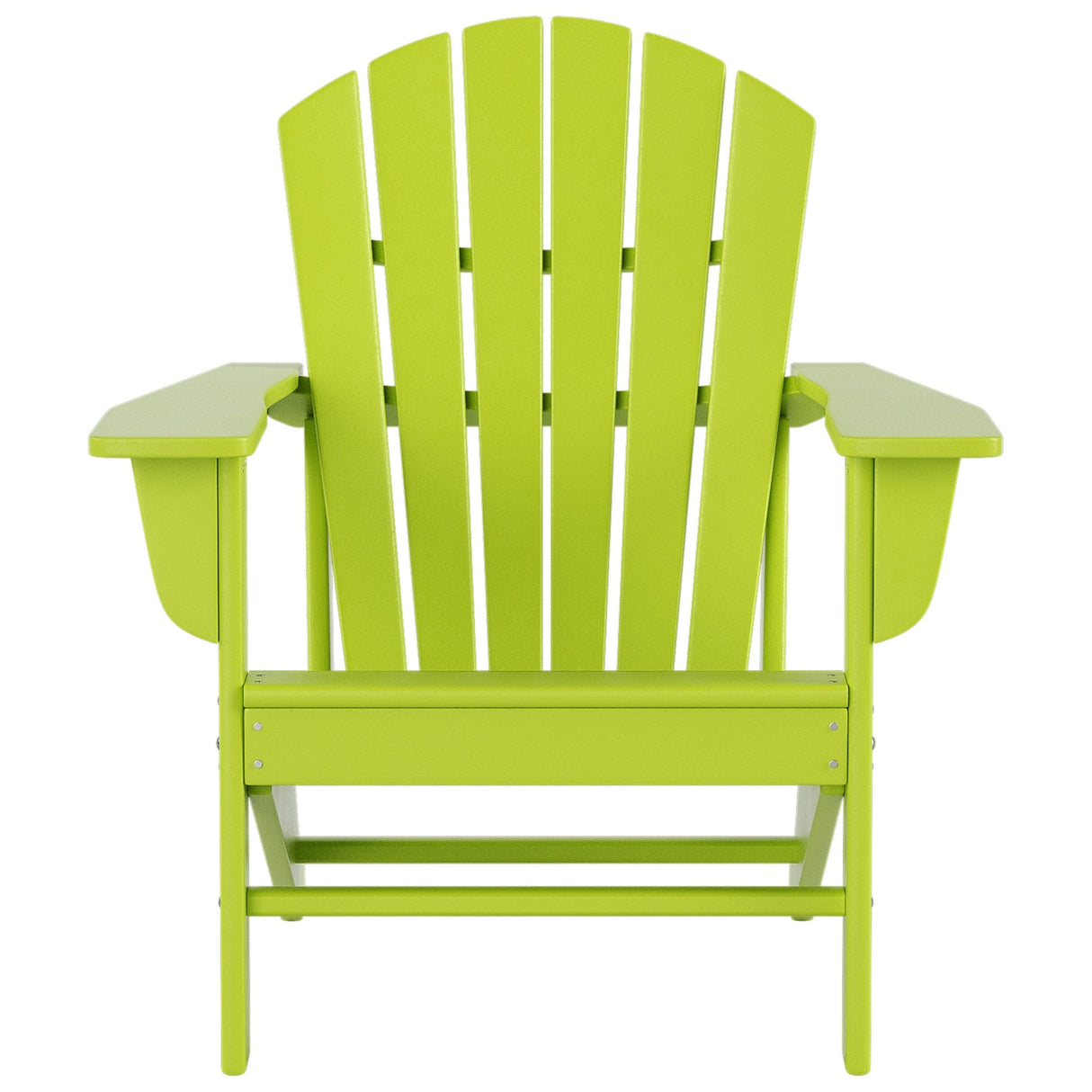 Polytrends Altura Outdoor Eco-Friendly All Weather Adirondack Chair with Side Table (2-Piece Set)
