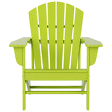 Polytrends Altura Outdoor Eco-Friendly All Weather Adirondack Chair with Side Table (2-Piece Set)
