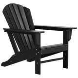 Polytrends Altura Outdoor Eco-Friendly All Weather Adirondack Chair with Side Table (2-Piece Set)