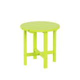 Polytrends Altura Outdoor Eco-Friendly All Weather Adirondack Chair with Side Table (2-Piece Set)